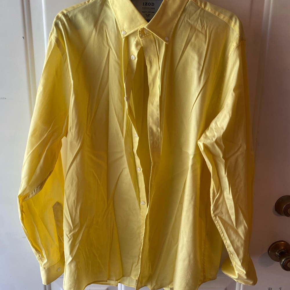 Izod Advantage Yellow Shirt